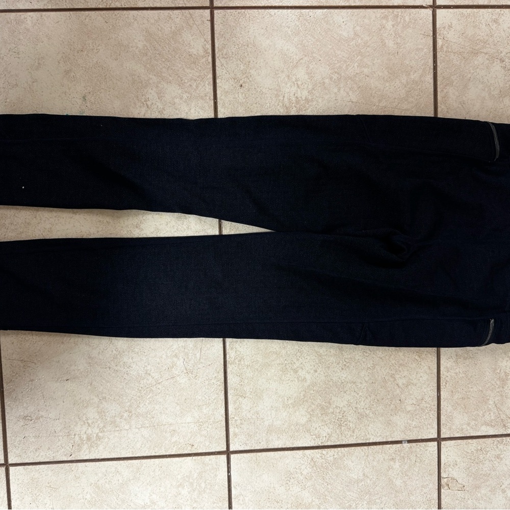 Athleta girls herringbone Leggings with Side Zip Details - Picture 3 of 5